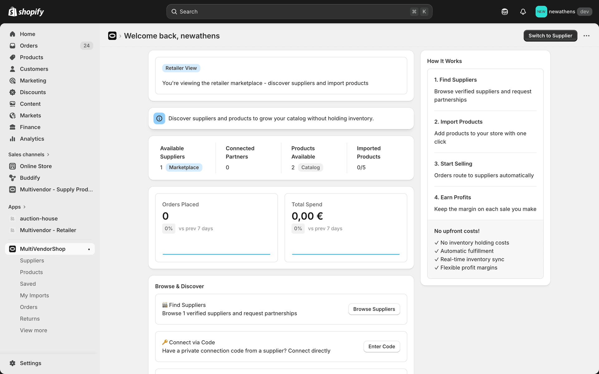 MultiVendorShop Is Live — Connect Suppliers and Retailers on Shopify